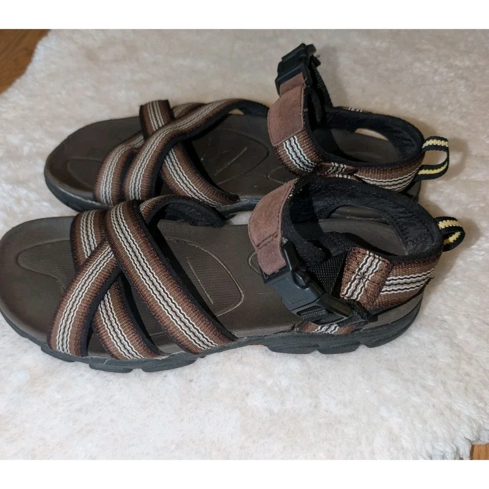 Everest Catamaran Hiking Water Shoe  Mens Sandals Sz 8 Brown Ankle Strap